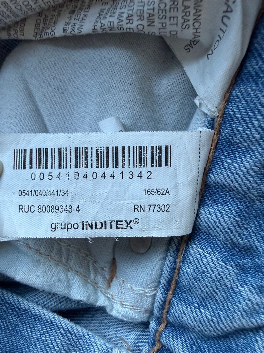 Zara Light Blue Wide Leg Jeans - Picture 5 of 8